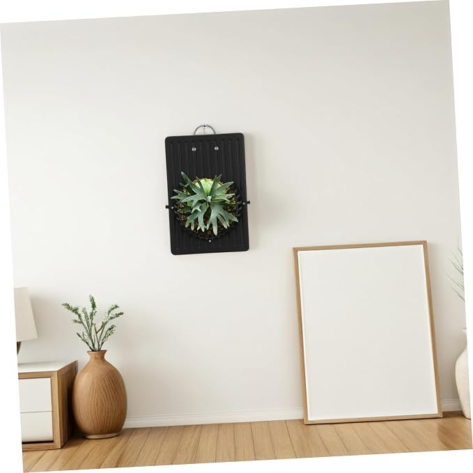 Black Plastic Wall Hanging Planter Board - Image 6