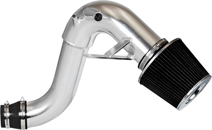 Cold Air Intake System with Heat Shield Kit + Filter Combo BLACK Compatible by RtunesRacing