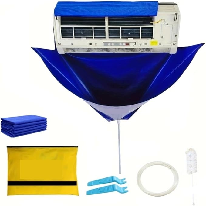 95 / 130cm Air Conditioning Cleaning Cover Water Bag Kit Cleaner Waterproof Rain by Unknown