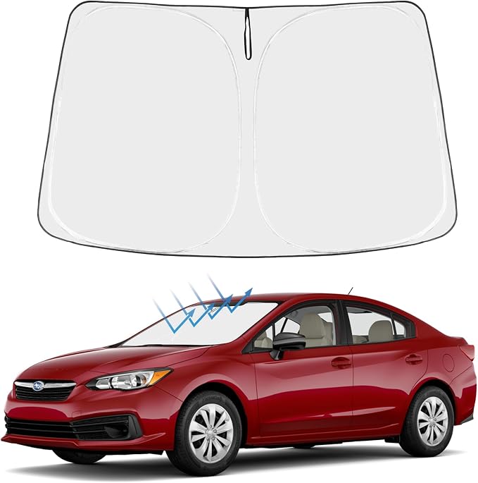 Proadsy Windshield Sunshade for Subaru Impreza 2015-2025 2026 Custom Fit WRX by Proadsy