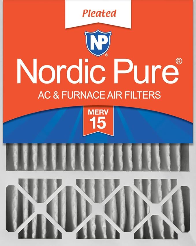 Nordic Pure 20x25x5 Honeywell/Lennox Replacement MERV 15 Air Filter 1 Pack | by NordicPure