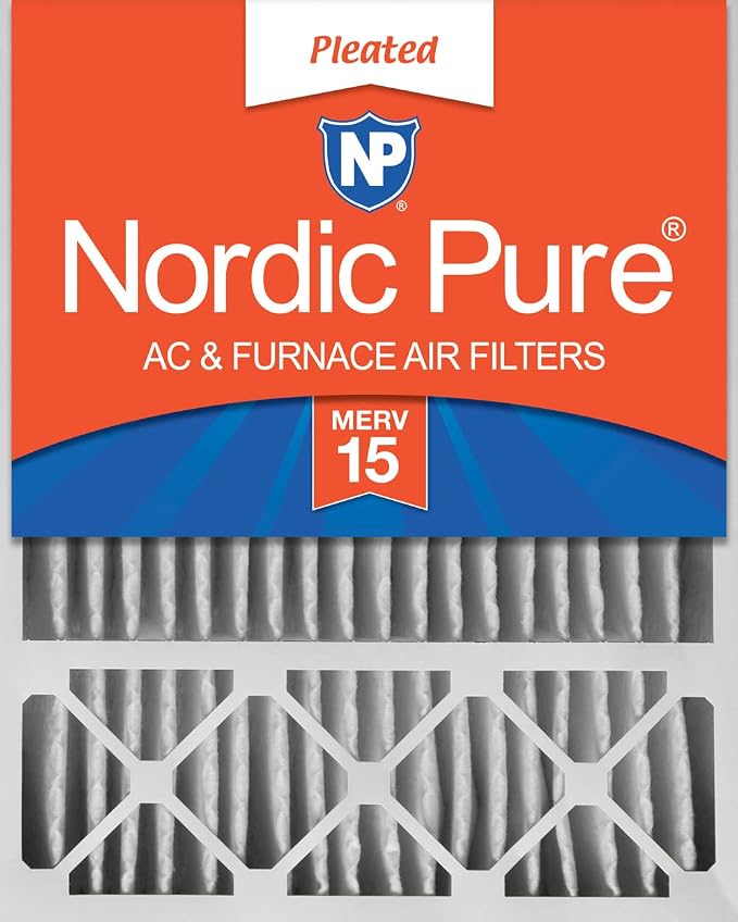Nordic Pure 16x25x5 Honeywell/Lennox Replacement MERV 15 Air Filter 1 Pack | by NordicPure