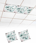 2 Pack Vintage Teal Fluorescent Light Covers by Unknown