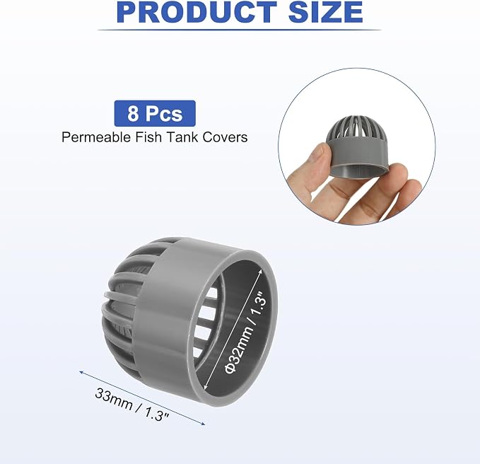 PATIKIL 1.3 Inch Fish Cover Permeable Cap - Image 2