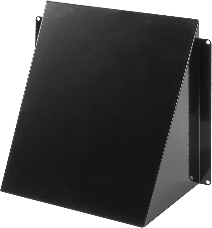 Repa Market 8 x 8 Inch Black Galvanized Steel Vent Cover by RepaMarket