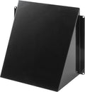 Repa Market 8 x 8 Inch Black Galvanized Steel Vent Cover by RepaMarket