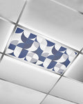 1 Pack Dark Blue Circular Fluorescent Light Covers by Unknown
