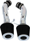 Cold Air Intake System with Heat Shield Kit + Filter Combo BLACK Compatible by RtunesRacing