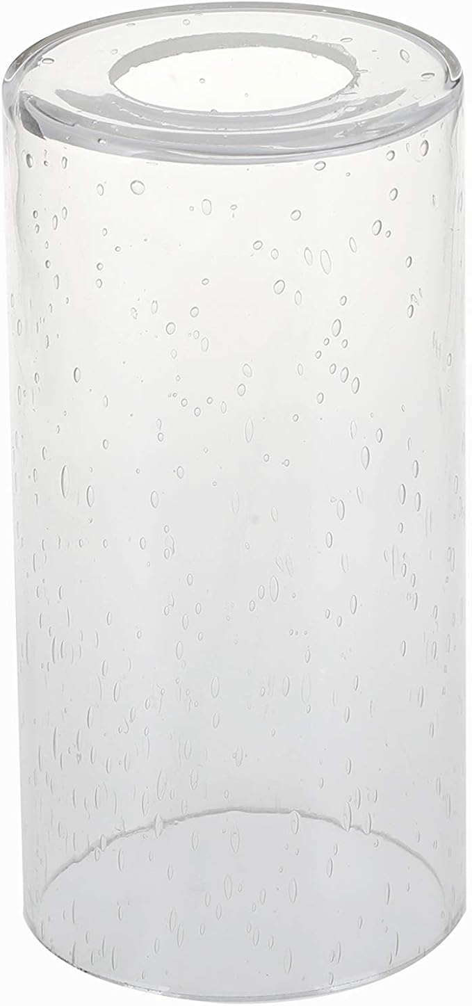 GoLucky Clear Bubble Cylinder Bubble Glass Shade Accessory Glass Lamp Fixture - Image 3