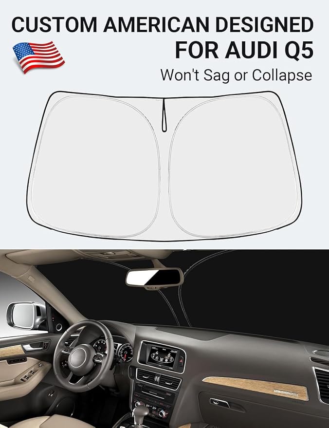 Proadsy 2026 Upgrade Front Windshield Sun Shade Foldable Sunshade Protector - Image 2