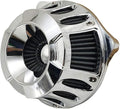 Air Cleaner Harley Filter Motorcycle Intake CNC Cut Kit Chrome by Unknown