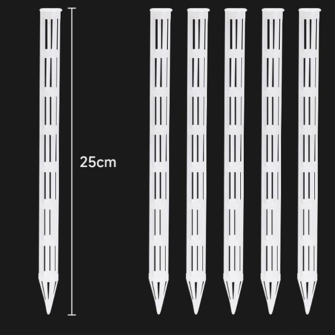 Baoblaze 10Pcs Pots Soil Aeration Stakes Air Tubes Cut to Length Design to - Image 4