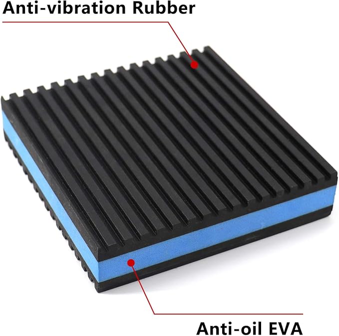 LBG Products Rubber Anti-Vibration Isolator Pads, Heavy Duty Blue EVA Pad - Image 3
