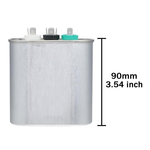 VEXUNGA 55/5 uF 55+5 MFD 370V 440V 450V Oval Dual Run Start AC Capacitor 55 5 - Image 2