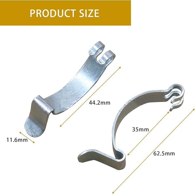4Pcs Car Air Filter Clips, Metal Carbon Steel Air Cleaner Cover Clip Housing - Image 2