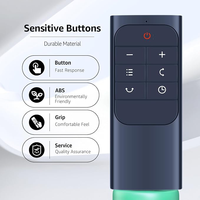 Replacement Remote Control for Dreo Tower Fan DR-HPF004S, for DR-HAF003S - Image 9