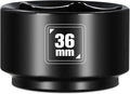 BLACKROBOT 36mm Low Profile Oil Filter Socket, 3/8" Drive 6-Point Oil Filter by BLACKROBOT