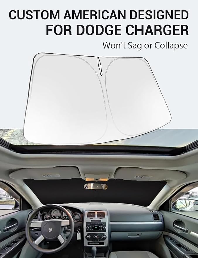 Proadsy 2026 Upgrade Front Windshield Sun Shade Foldable Sunshade Protector - Image 2