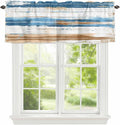Vintage Blue Valances for Windows, 1 Panel by Unknown