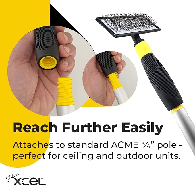 HVAC Coil Cleaner Brush for AC Evaporator & Condenser Coil Cleaning - Image 4