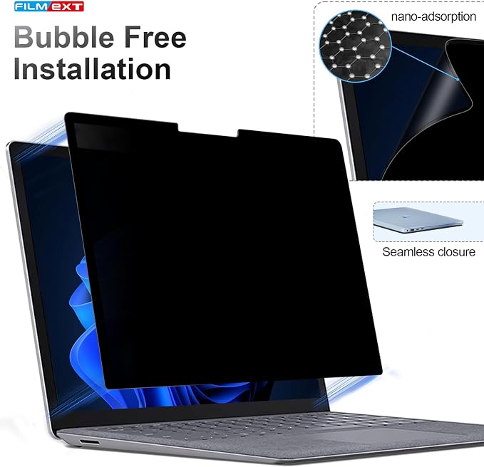FILMEXT Privacy Screen for Microsoft Surface Laptop 15 inch 7th Model 2037/2108 - Image 6