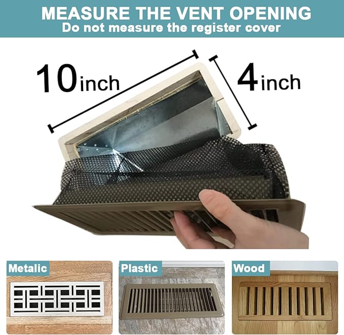 Floor Register Cover Trap，Floor Air Vent Cover Screen - Image 2