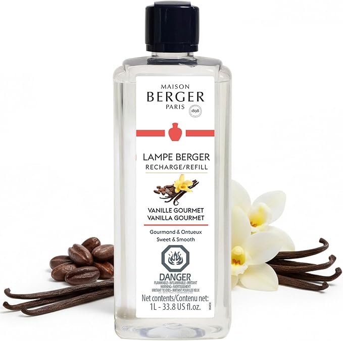 MAISON BERGER Lampe Berger Refill, 1 L, Vanilla Gourmet | Catalytic Lamp by MAISONBERGER