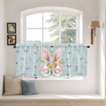 Easter Kitchen Tier Curtains 24 Inch Long 2 Panel Set, Rod Pocket Cafe Small by Unknown