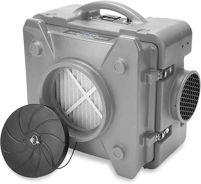 BlueDri Air Shield 550 HEPA Air Scrubber, Water Damage Restoration Equipment by BlueDri