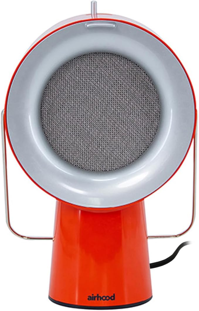 AirHood Wired Range Hood Portable Kitchen Exhaust Fan, Cadmium Orange | Dual by AirHood