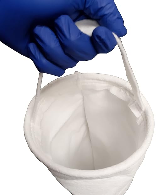10 Pack - PRMFiltration #1 Size 100 Micron Liquid Filter Bags – Polyester Felt - Image 2