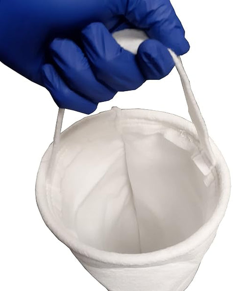 10 Pack - PRMFiltration #1 Size 100 Micron Liquid Filter Bags – Polyester Felt - Image 2