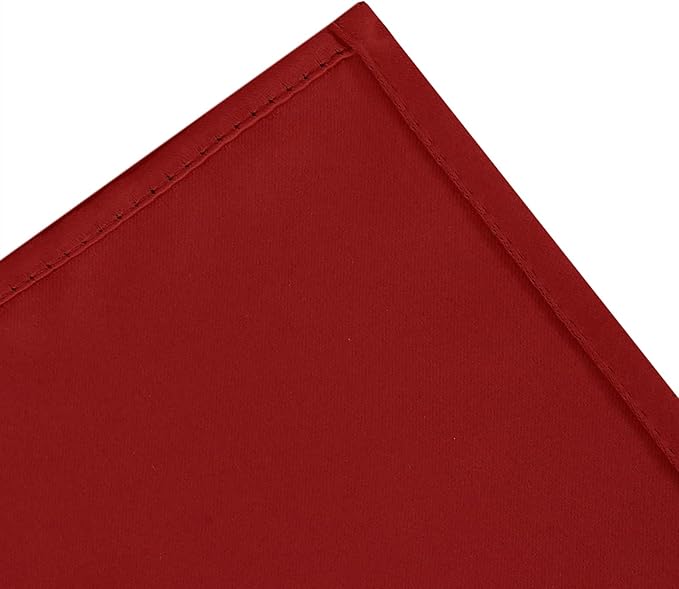 LEMOMO Blackout Curtains 66 x 72 Inch Long Red Curtains Set of 2 Panels Room Darkening Curtains for Bedroom and Living Room