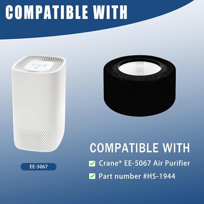 HS-1944 HEPA Air Filter Replacement, Compatible - Image 2