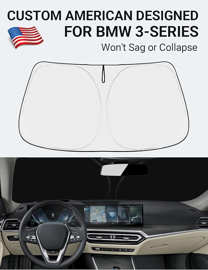 Proadsy 2026 Upgrade Front Windshield Sun Shade Foldable Sunshade Protector - Image 2