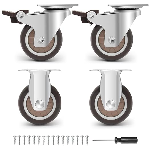 Caster Wheels 2 Inch by Humagineer