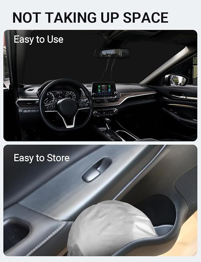 Proadsy Windshield Sun Shade for Nissan Sentra 2026 2025 2024 2023 2022 2021 - Image 9