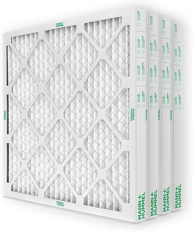 Mann+Hummel 16x20x2 MERV 13 Pleated HVAC AC Furnace Air Filters. 4 Pack. by MannHummel