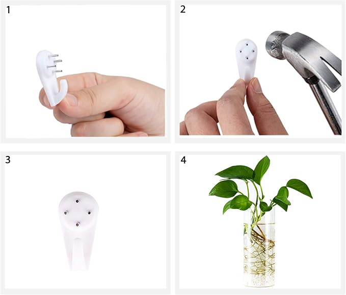 Kingbuy Short Cylinder Wall Planter 2 Pack, air plants, cuttings. Great gift - Image 7