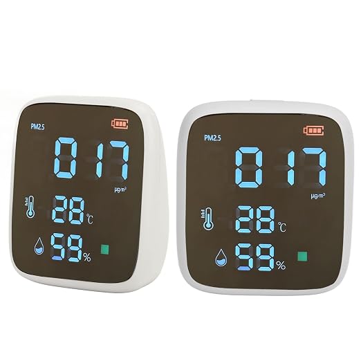 Air Quality Monitor Indoor PM2 5 Meter Portable Smart Sensor Temperature - Image 9