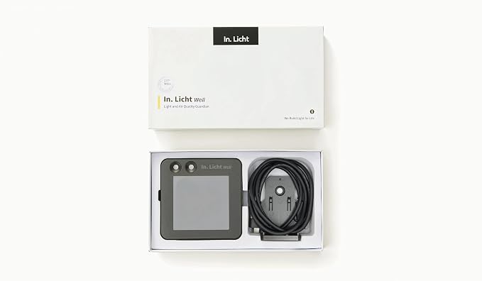 In.Licht Well-PortableWELL‑Certified 19‑in‑1 Light & Indoor Air Quality Monitor - Image 7