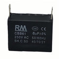 C61-P2 E237947 Capacitor 6uF 250VAC 50/60Hz 10000AFC C22.2NO.190 85℃ Fit by Unknown