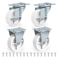 2 Inch Fixed and Swivel Casters Set of 4 by Unknown