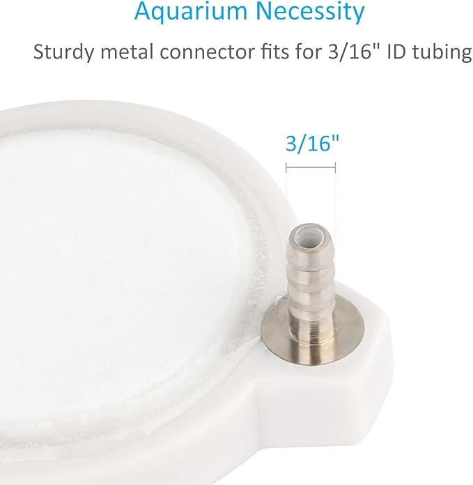 Pawfly 2 Inch White Air Stone Disc Small Bubble Stone Fish Tank Oxygen Stone - Image 5