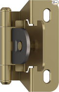 Amerock BPR8701BBZ | Cabinet Hinge | 1/4 inch Overlay Double Demountable | by Amerock