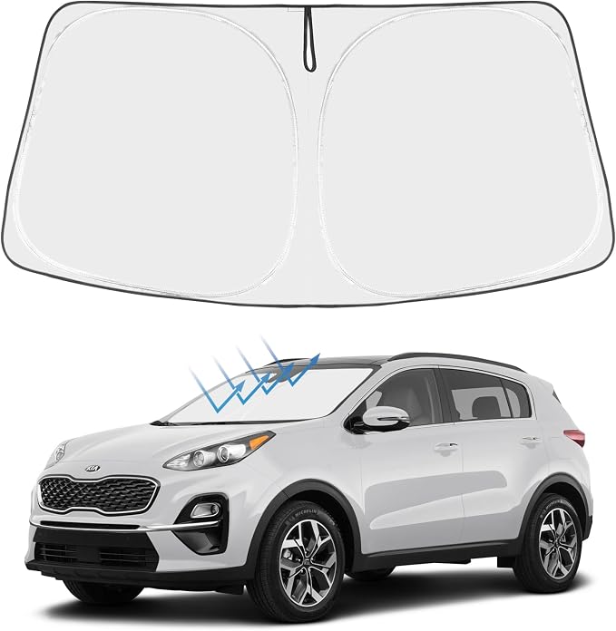 Proadsy 2026 Upgrade Front Windshield Sun Shade Foldable Sunshade Protector by Proadsy