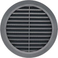 Graphite/Gray 5" Inch Round Ventilation Grille by ECOPROVENT