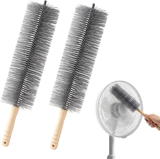 Fan Cleaning Brush, Fan Brush Cobweb Duster Microfiber Duster Ideal by Kafia