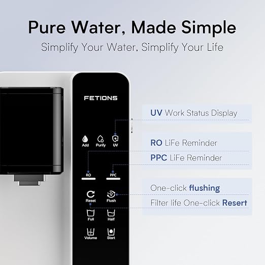 CT2 Reverse Osmosis Water Filter Countertop, 5-Stage RO Water Filtration System - Image 4