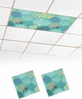 2 Pack Fluorescent Light Cover for Classroom Ceiling Light, Nautical Coastal by Home+L6